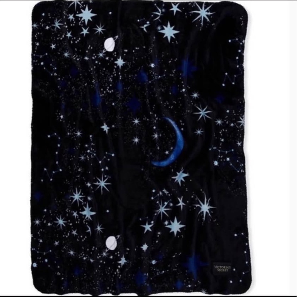 Victoria's Secret Celestial Black Blanket